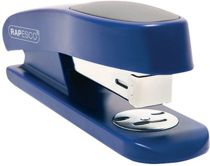 Office Monster | Rapesco Rapesco Sting Ray Half Strip Stapler Blue R72660L3 Rapesco Rapesco Sting Ray Half Strip Stapler Blue R72660L3