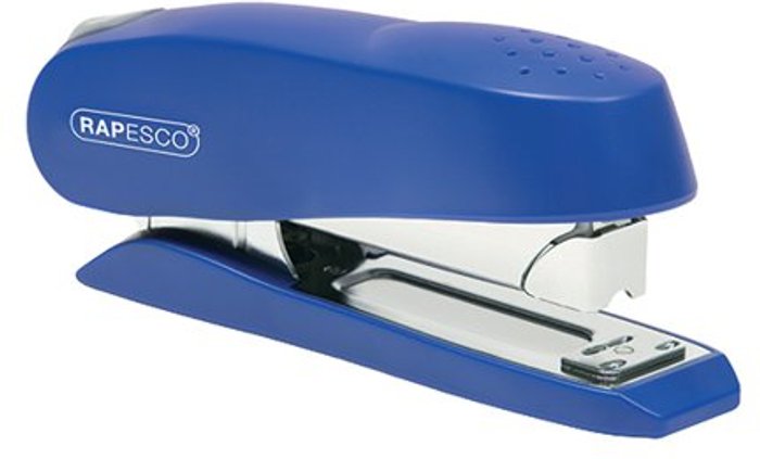 Office Monster | Rapesco Rapesco Luna Half Strip Stapler Heavy Duty Blue 0237 Rapesco Rapesco Luna Half Strip Stapler Heavy Duty Blue 0237