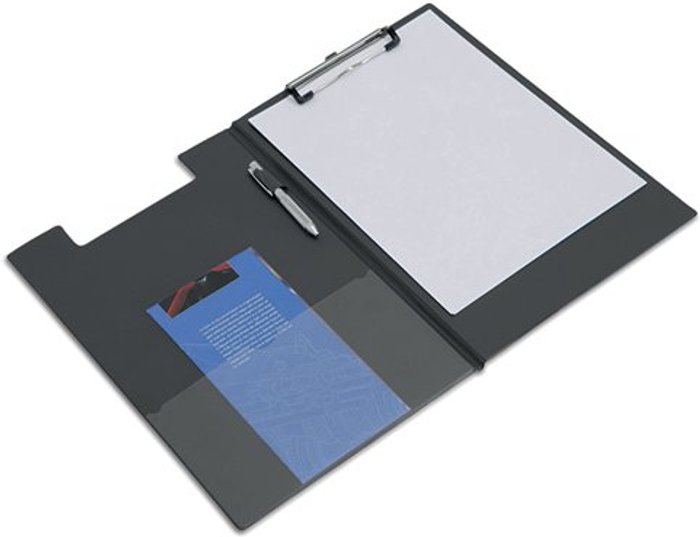 Office Monster | Rapesco Rapesco Foldover Clipboard Foolscap Black VFDCB0L3 Rapesco Rapesco Foldover Clipboard Foolscap Black VFDCB0L3