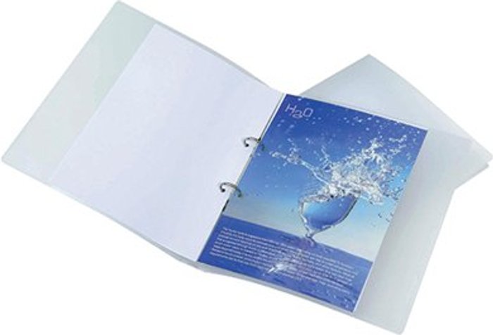 Office Monster | Rapesco Rapesco Eco 25mm Two-Ring Binder A4 Clear (Pack of 10) 1045 Rapesco Rapesco Eco 25mm Two-Ring Binder A4 Clear (Pack of 10) 1045