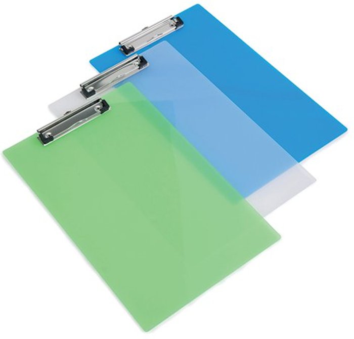 Office Monster | Rapesco Rapesco Clipboard Frosted Transparent Assorted (Pack of 10) SHP PCBAS Rapesco Rapesco Clipboard Frosted Transparent Assorted (Pack of 10) SHP PCBAS
