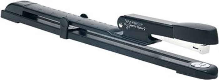 Office Monster | Rapesco Rapesco Marlin Long Arm Stapler Capacity 25 Sheets Black A59FB0A3 Rapesco Rapesco Marlin Long Arm Stapler Capacity 25 Sheets Black A59FB0A3
