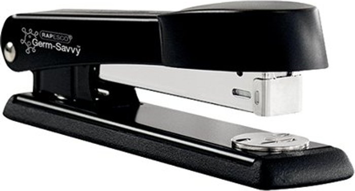 Office Monster | Rapesco Rapesco Marlin Full Strip Stapler Capacity 25 Sheets Black R54500B2 Rapesco Rapesco Marlin Full Strip Stapler Capacity 25 Sheets Black R54500B2