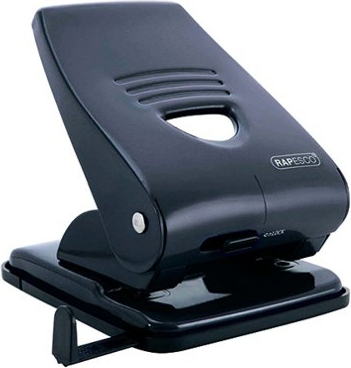 Office Monster | Rapesco Rapesco 835 Hole Punch Capacity 40 Sheets Black PF800AB1 Rapesco Rapesco 835 Hole Punch Capacity 40 Sheets Black PF800AB1