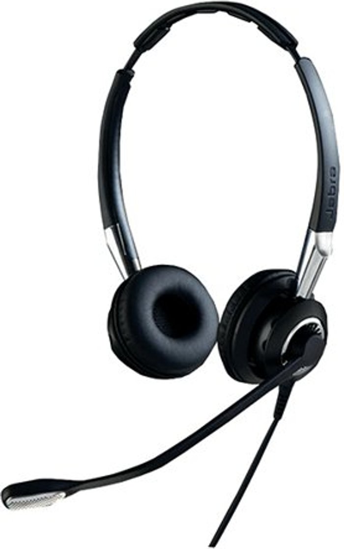 Office Monster | Jabra Jabra BIZ 2400 II QD Duo NC Headset (PeakStop technology keeps sounds levels safe) 2409-820-204 Jabra Jabra BIZ 2400 II QD Duo NC Headset (PeakStop technology keeps sounds levels safe) 2409-820-204
