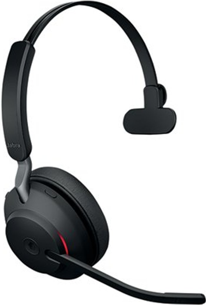 Office Monster | Jabra Jabra Evolve2 65 Microsoft Teams Mono Headset USB-A Black 26599-899-989 Jabra Jabra Evolve2 65 Microsoft Teams Mono Headset USB-A Black 26599-899-989