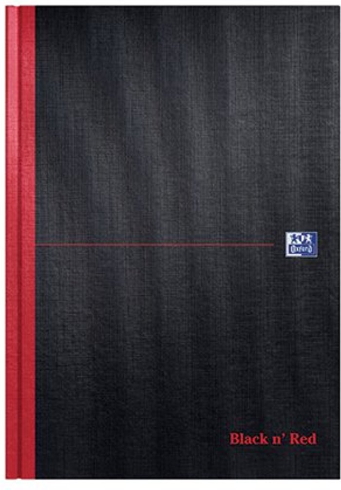 Office Monster | Black n Red Black n' Red A-Z Casebound Hardback Notebook A4 (Pack of 5) 100080432 Black n Red Black n' Red A-Z Casebound Hardback Notebook A4 (Pack of 5) 100080432
