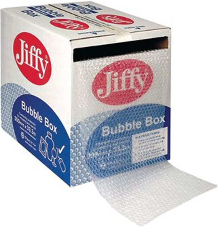 Office Monster | Jiffy Jiffy Bubble Box Roll 300mmx50m Clear JB-BOX Jiffy Jiffy Bubble Box Roll 300mmx50m Clear JB-BOX