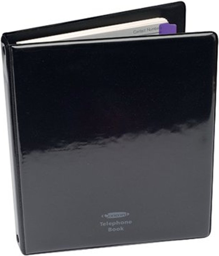 Office Monster | Concord Concord Telephone/Address Book A5 Black 83010/CD6 Concord Concord Telephone/Address Book A5 Black 83010/CD6