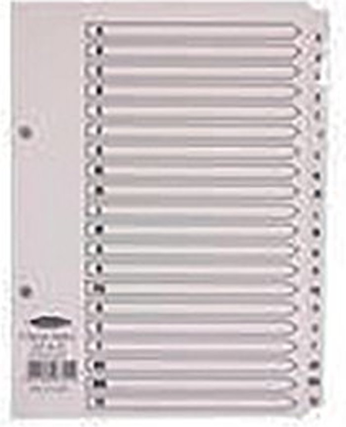Office Monster | Concord Concord Reinforced Index A-Z A5 White Board Mylar Tabs 07301/CS73 Concord Concord Reinforced Index A-Z A5 White Board Mylar Tabs 07301/CS73