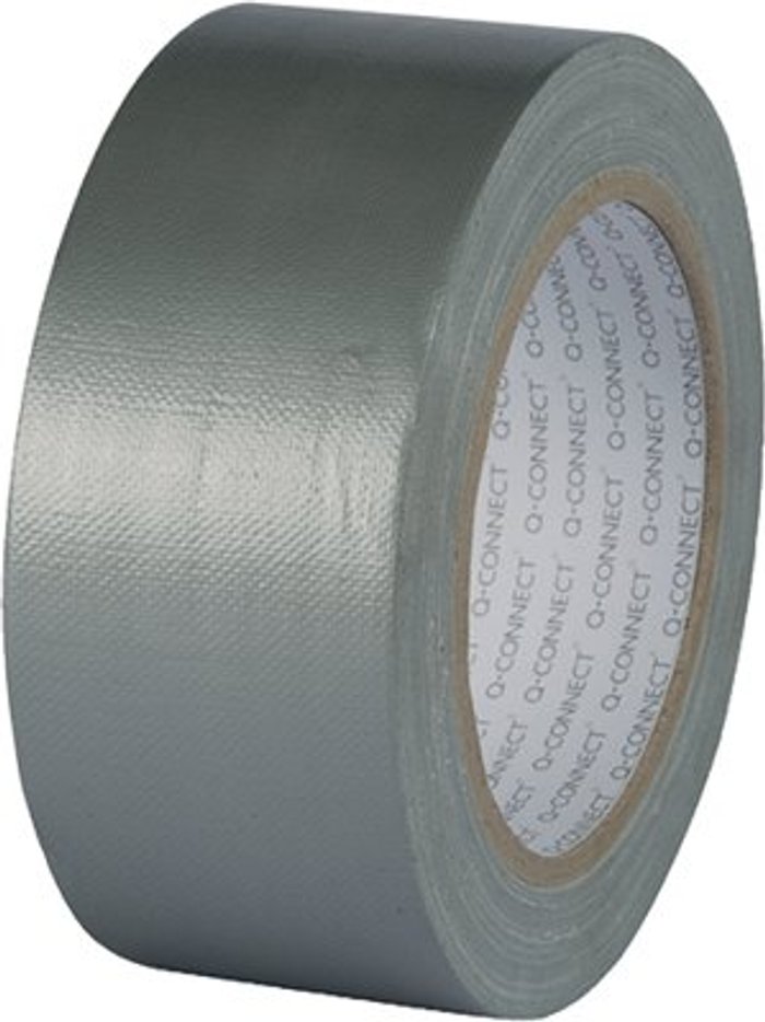 Office Monster | Q-Connect Q-Connect Duct Tape 48mmx25m Silver KF00290 Q-Connect Q-Connect Duct Tape 48mmx25m Silver KF00290