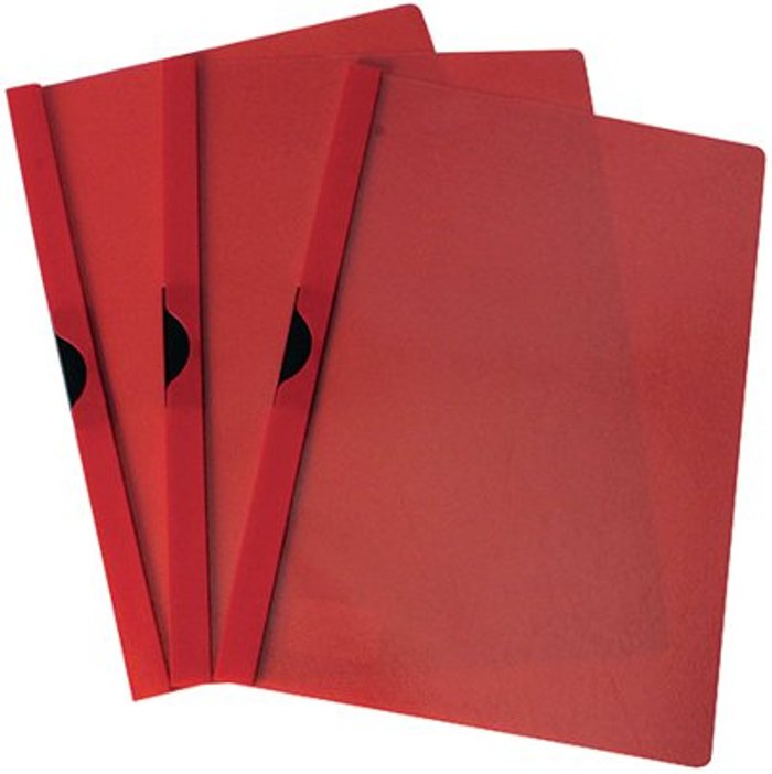 Office Monster | Q-Connect Q-Connect Quickclip File 3mm A4 Red (Pack of 25) KF00461 Q-Connect Q-Connect Quickclip File 3mm A4 Red (Pack of 25) KF00461