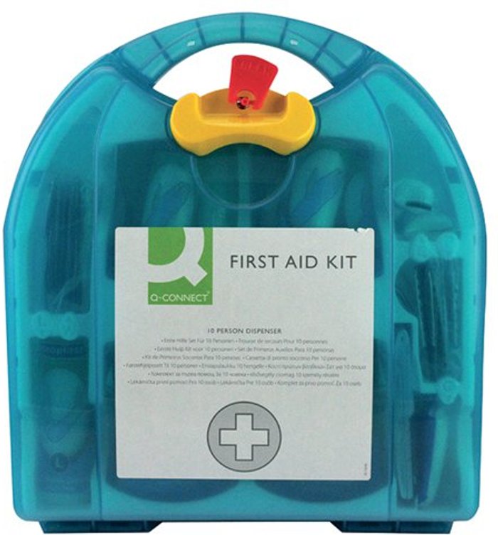 Office Monster | Q-Connect Q-Connect 10 Person First Aid Kit 1002451 Q-Connect Q-Connect 10 Person First Aid Kit 1002451