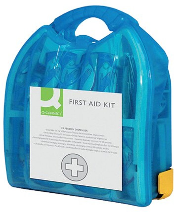 Office Monster | Q-Connect Q-Connect 20 Person Wall-Mountable First Aid Kit KF00576 Q-Connect Q-Connect 20 Person Wall-Mountable First Aid Kit KF00576