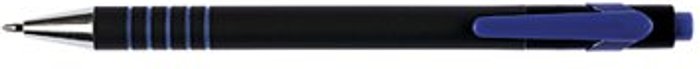 Office Monster | Q-Connect Q-Connect Lamda Ballpoint Pen Medium Blue (Pack of 12) KF00673 Q-Connect Q-Connect Lamda Ballpoint Pen Medium Blue (Pack of 12) KF00673