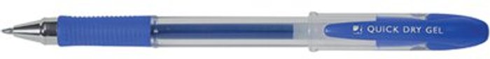 Office Monster | Q-Connect Q-Connect Quick Dry Gel Pen Medium Blue (Pack of 12) KF00679 Q-Connect Q-Connect Quick Dry Gel Pen Medium Blue (Pack of 12) KF00679