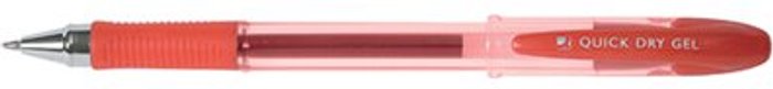 Office Monster | Q-Connect Q-Connect Quick Dry Gel Pen Medium Red (Pack of 12) KF00680 Q-Connect Q-Connect Quick Dry Gel Pen Medium Red (Pack of 12) KF00680