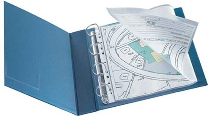 Office Monster | Q-Connect Q-Connect Punched Pocket Polypropylene Top Opening A3 (Pack of 10) KF00715 Q-Connect Q-Connect Punched Pocket Polypropylene Top Opening A3 (Pack of 10) KF00715