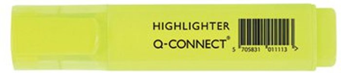 Office Monster | Q-Connect Q-Connect Yellow Highlighter Pen (Pack of 10) KF01111 Q-Connect Q-Connect Yellow Highlighter Pen (Pack of 10) KF01111