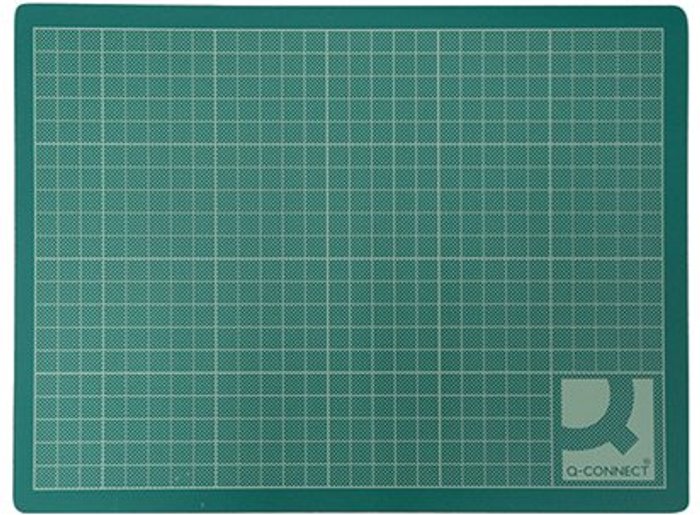 Office Monster | Q-Connect Q-Connect Cutting Mat Non-Slip PVC A1 Green KF01138 Q-Connect Q-Connect Cutting Mat Non-Slip PVC A1 Green KF01138