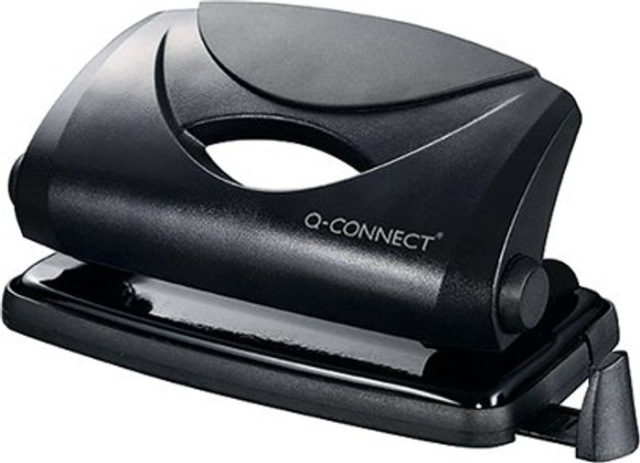 Office Monster | Q-Connect Q-Connect Light Duty Hole Punch 10 Sheet Black 875 Q-Connect Q-Connect Light Duty Hole Punch 10 Sheet Black 875