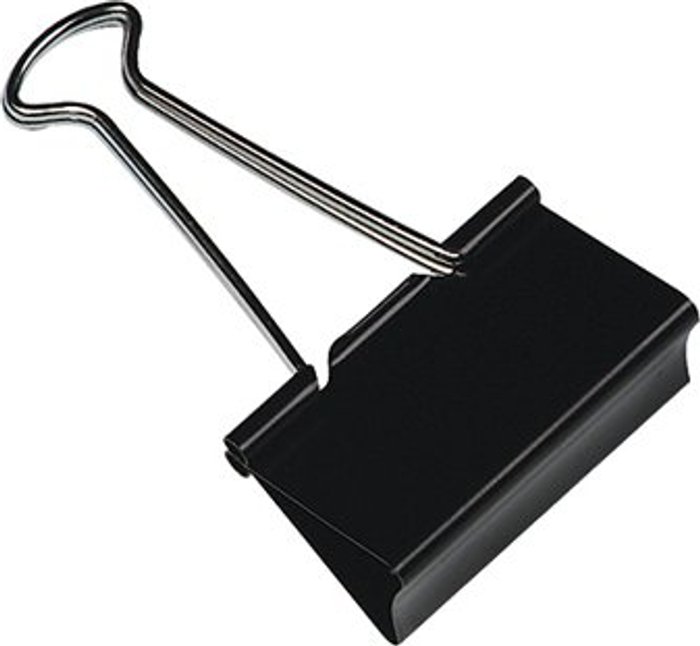 Office Monster | Q-Connect Q-Connect Foldback Clip 19mm Black (Pack of 10) KF01282 Q-Connect Q-Connect Foldback Clip 19mm Black (Pack of 10) KF01282