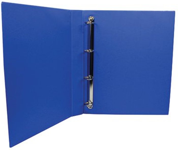 Office Monster | Q-Connect Q-Connect Presentation 25mm 4D Ring Binder A4 Blue KF01327 Q-Connect Q-Connect Presentation 25mm 4D Ring Binder A4 Blue KF01327