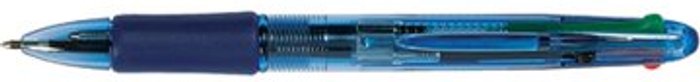 Office Monster | Q-Connect Q-Connect Retractable Ballpoint Pen 4 Colour (Pack of 10) KF01938 Q-Connect Q-Connect Retractable Ballpoint Pen 4 Colour (Pack of 10) KF01938