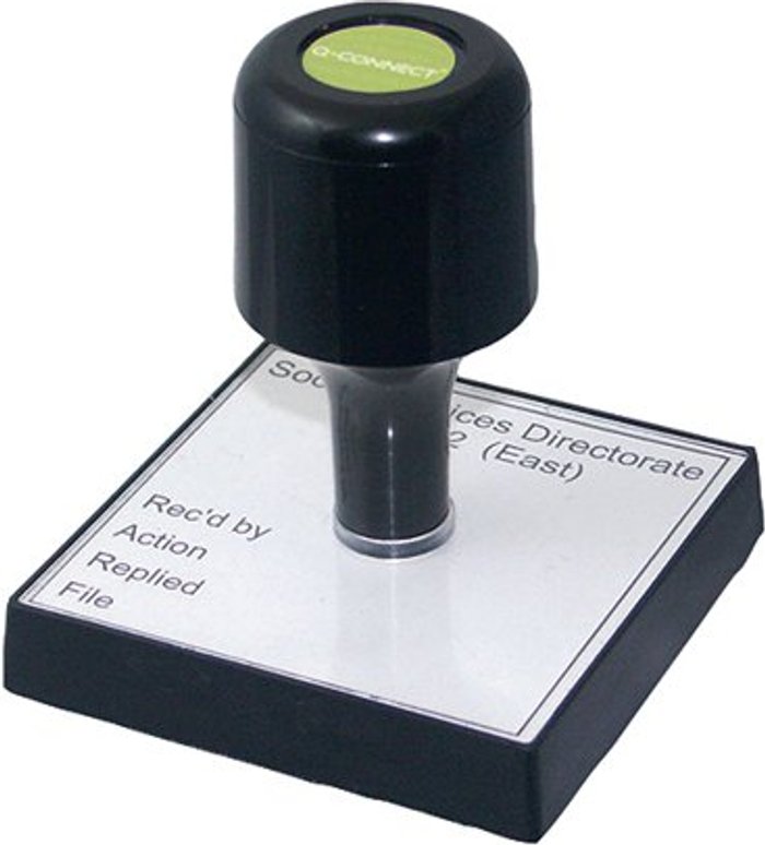 Office Monster | Q-Connect Q-Connect Voucher for Custom Rubber Stamp 75x35mm KF02102 Q-Connect Q-Connect Voucher for Custom Rubber Stamp 75x35mm KF02102