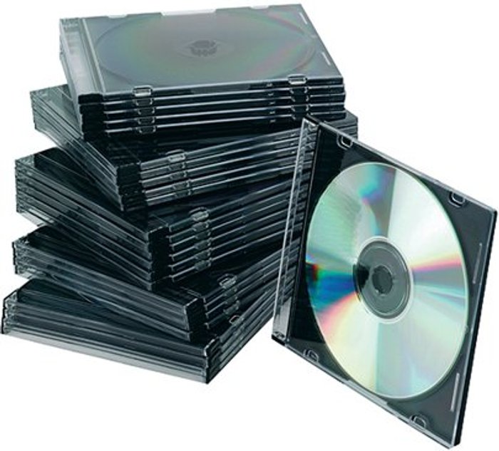Office Monster | Q-Connect Q-Connect Black Slim Jewel Case (Pack of 25) KF02210 Q-Connect Q-Connect Black Slim Jewel Case (Pack of 25) KF02210