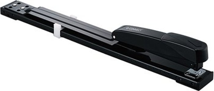Office Monster | Q-Connect Q-Connect Long Arm Stapler Black KF02292 Q-Connect Q-Connect Long Arm Stapler Black KF02292