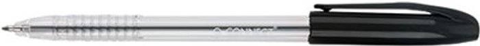 Office Monster | Q-Connect Q-Connect Stick Grip Ballpoint Pen Medium Black (Pack of 20) KF02457 Q-Connect Q-Connect Stick Grip Ballpoint Pen Medium Black (Pack of 20) KF02457