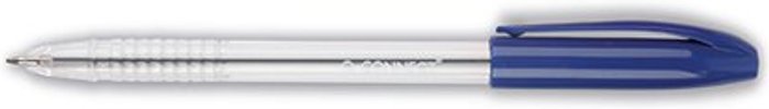 Office Monster | Q-Connect Q-Connect Grip Stick Ballpoint Pen Medium Blue (Pack of 20) KF02458 Q-Connect Q-Connect Grip Stick Ballpoint Pen Medium Blue (Pack of 20) KF02458