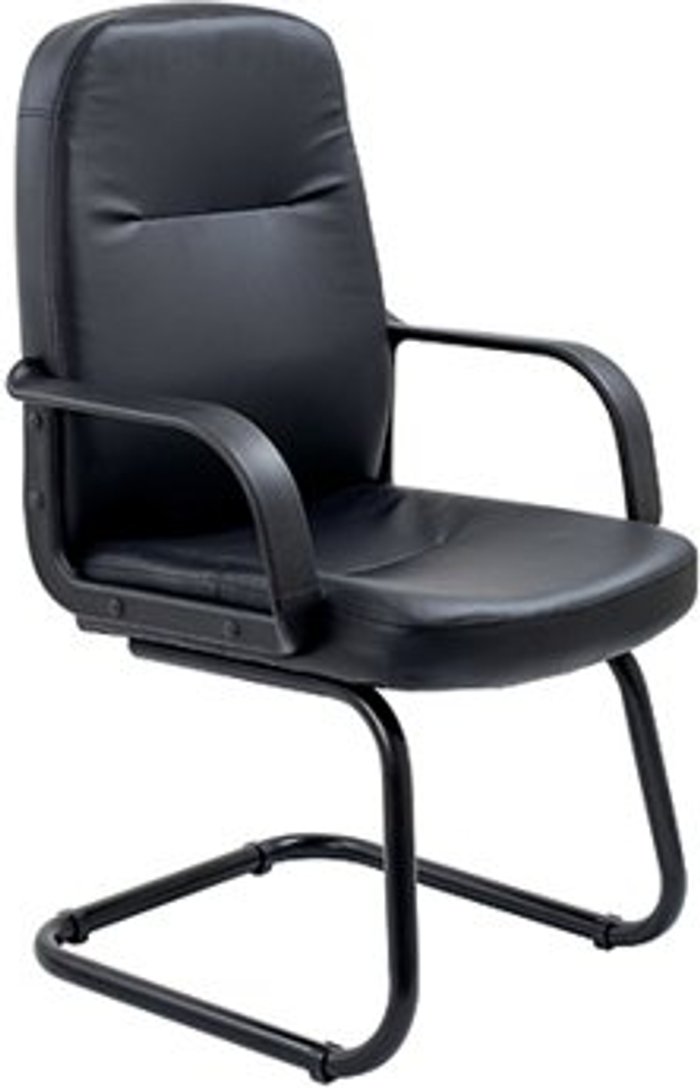 Office Monster | Jemini Jemini Rhone Visitors Chair 620x625x980mms Black KF03432 Jemini Jemini Rhone Visitors Chair 620x625x980mms Black KF03432
