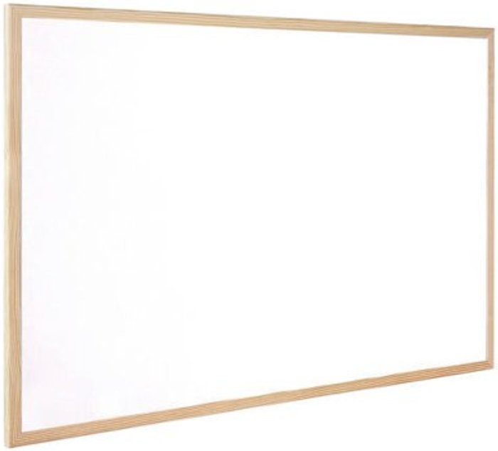 Office Monster | Q-Connect Q-Connect Wooden Frame Whiteboard 600x400mm KF03570 Q-Connect Q-Connect Wooden Frame Whiteboard 600x400mm KF03570
