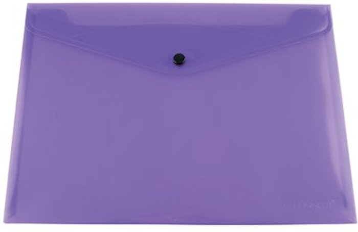Office Monster | Q-Connect Q-Connect Polypropylene Document Folder A4 Purple (Pack of 12) KF03598 Q-Connect Q-Connect Polypropylene Document Folder A4 Purple (Pack of 12) KF03598