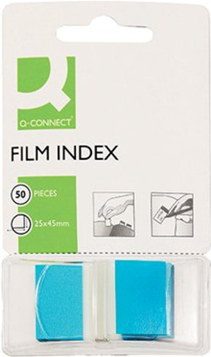 Office Monster | Q-Connect Q-Connect Page Marker Blue (Pack of 50) KF03632 Q-Connect Q-Connect Page Marker Blue (Pack of 50) KF03632