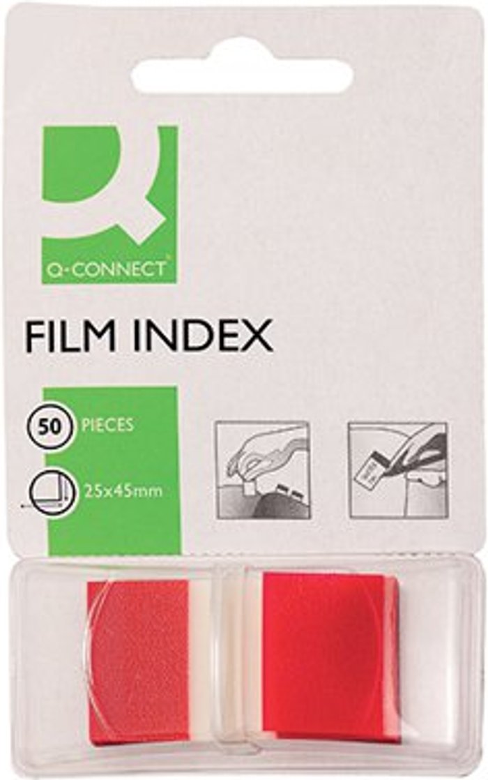 Office Monster | Q-Connect Q-Connect Page Marker Red (Pack of 50) KF03633 Q-Connect Q-Connect Page Marker Red (Pack of 50) KF03633
