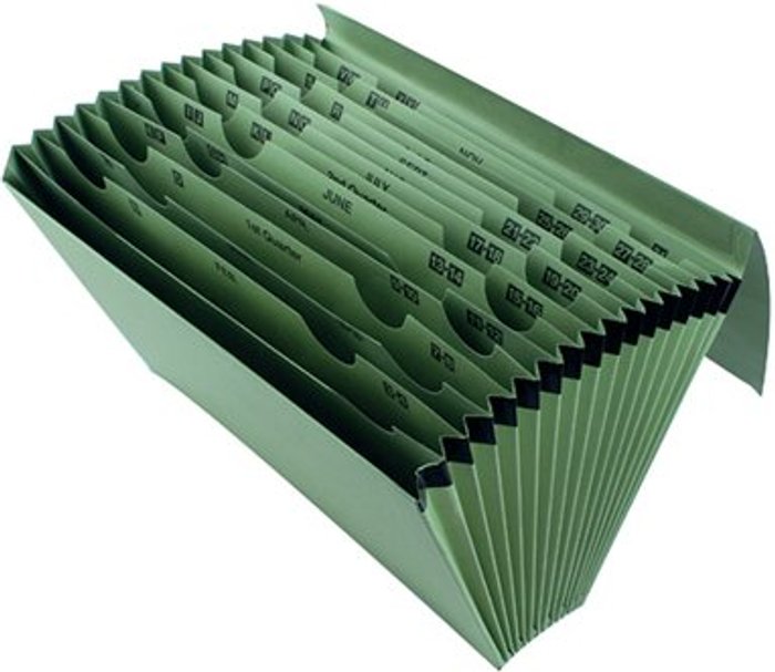 Office Monster | Q-Connect Q-Connect Multipurpose Expanding File Foolscap 16 Pocket Manilla KF04093 Q-Connect Q-Connect Multipurpose Expanding File Foolscap 16 Pocket Manilla KF04093