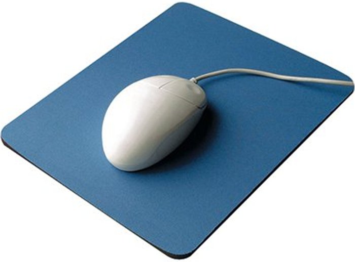 Office Monster | Q-Connect Q-Connect Blue Economy Mouse Mat KF04516 Q-Connect Q-Connect Blue Economy Mouse Mat KF04516