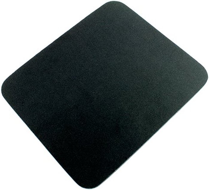 Office Monster | Q-Connect Q-Connect Mouse Mat Black KF04517 Q-Connect Q-Connect Mouse Mat Black KF04517