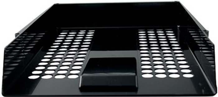 Office Monster | Q-Connect Q-Connect Letter Tray Black CP159KFBLK Q-Connect Q-Connect Letter Tray Black CP159KFBLK