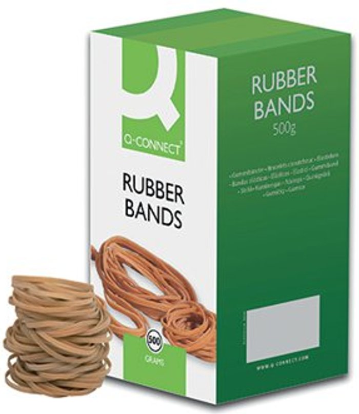 Office Monster | Q-Connect Q-Connect Rubber Bands No.32 76.2 x 3.2mm 500g KF10537 Q-Connect Q-Connect Rubber Bands No.32 76.2 x 3.2mm 500g KF10537