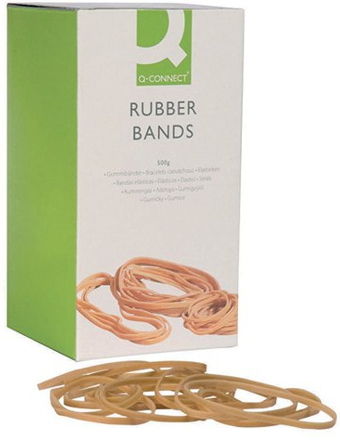 Office Monster | Q-Connect Q-Connect Rubber Bands Assorted Sizes 100g KF10673 Q-Connect Q-Connect Rubber Bands Assorted Sizes 100g KF10673