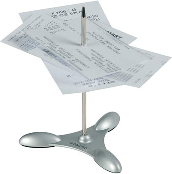 Office Monster | Q-Connect Q-Connect Note Spike (Metal base with rubber grip) 114631 Q-Connect Q-Connect Note Spike (Metal base with rubber grip) 114631