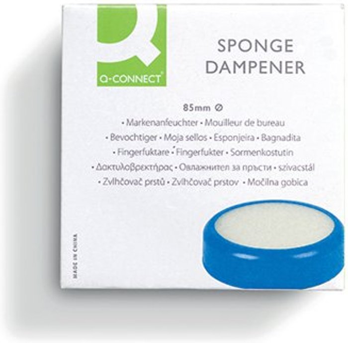 Office Monster | Q-Connect Q-Connect Sponge Damper 85mm Blue KF15024 Q-Connect Q-Connect Sponge Damper 85mm Blue KF15024