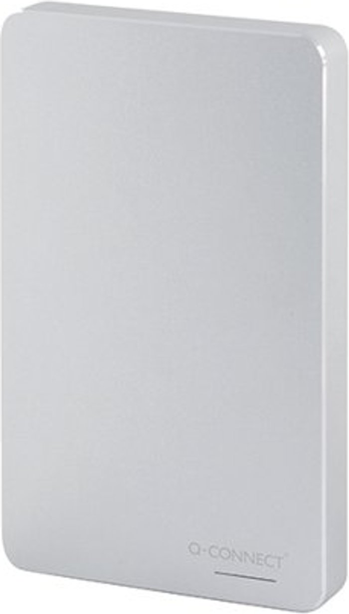 Office Monster | Q-Connect Q-Connect Portable External Hard Drive 1TB with USB Cable Silver KF18083 Q-Connect Q-Connect Portable External Hard Drive 1TB with USB Cable Silver KF18083