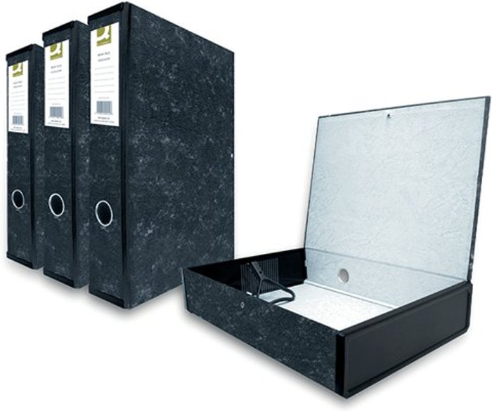 Office Monster | Q-Connect Q-Connect Box File Foolscap Cloud (Pack of 10) KF20012 Q-Connect Q-Connect Box File Foolscap Cloud (Pack of 10) KF20012