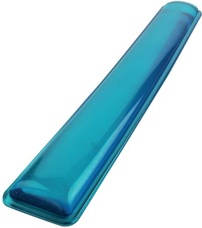 Office Monster | Q-Connect Q-Connect Clear Wristrest Blue KF20088 Q-Connect Q-Connect Clear Wristrest Blue KF20088