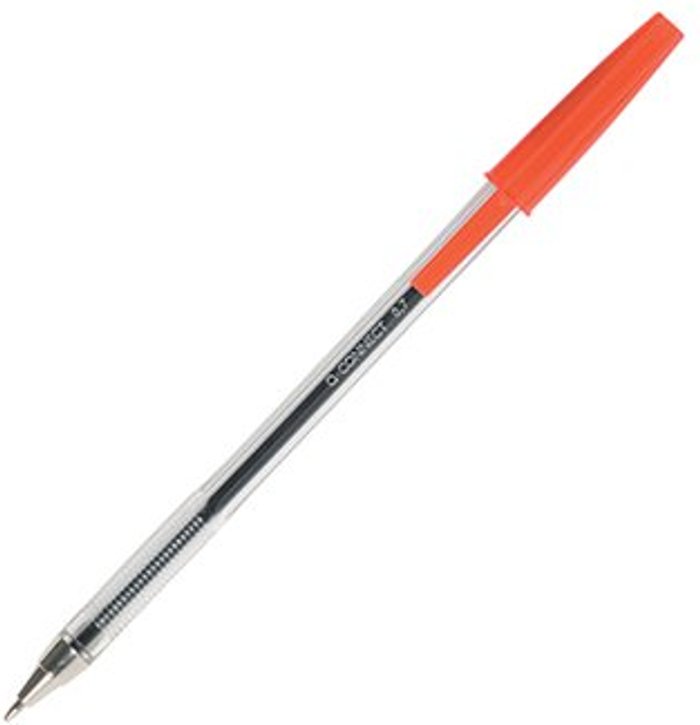 Office Monster | Q-Connect Q-Connect Ballpoint Pen Medium Red (Pack of 50) KF26041 Q-Connect Q-Connect Ballpoint Pen Medium Red (Pack of 50) KF26041